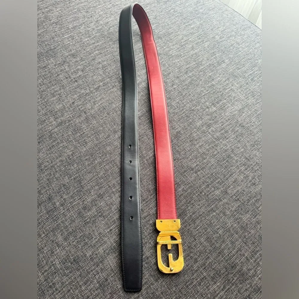 GUCCI REVERSIBLE LEATHER BELT